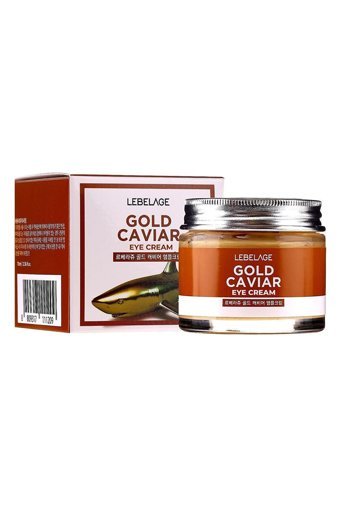 Lebelage Saf Altın Ve Havyar Özlü Tüm Ciltler için Göz Çevresi Krem Kavanoz 70 ml