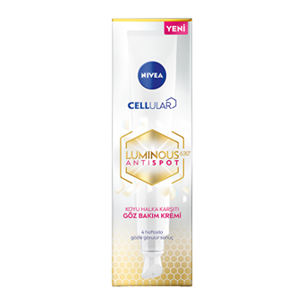 Nivea Luminous630 Tüm Ciltler için Göz Çevresi Krem Tüp 15 ml
