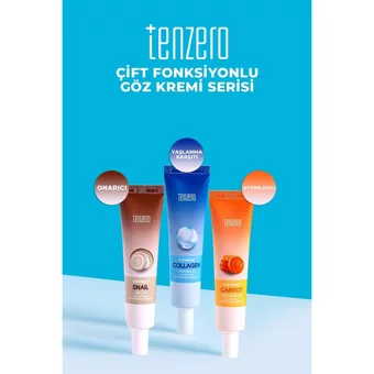 Tenzero Salyangoz Müsini Tüm Ciltler için Göz Altı Krem Tüp 15 ml