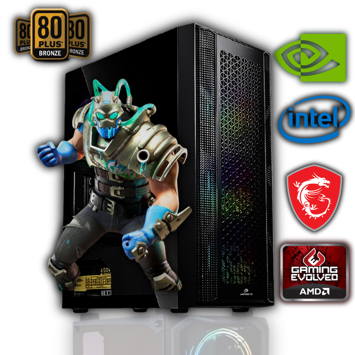 Avantron GMX9405 Harici GeForce RTX 3060 Intel Core i5 M2 32 GB Ram DDR4 512 GB SSD Tower FreeDos Masaüstü Bilgisayar