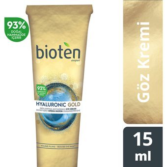 Bioten Hyaluronic Gold Tüm Ciltler için Göz Çevresi Krem Tüp 15 ml