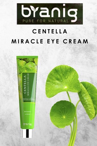 Branig Centella Miracle Hassas Ciltler için Göz Çevresi Krem Tüp 40 ml