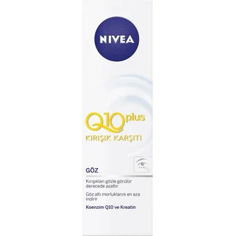 Nivea Q10 Power Tüm Ciltler için Göz Çevresi Krem Tüp 15 ml