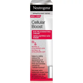 Neutrogena Cellular Boost Tüm Ciltler için Göz Çevresi Krem Tüp 15 ml