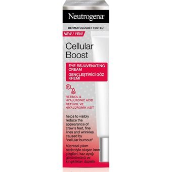 Neutrogena Cellular Boost Tüm Ciltler için Göz Çevresi Krem Tüp 15 ml