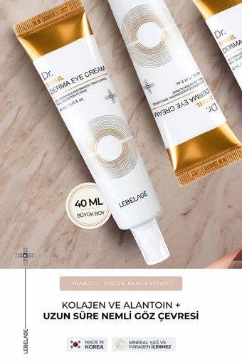 Lebelage Salyangoz Özlü Tüm Ciltler için Göz Çevresi Krem Tüp 40 ml