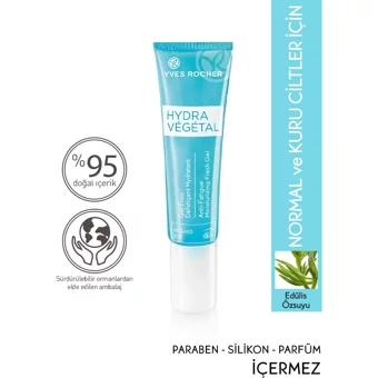 Yves Rocher Hydra Vegetal Kuru Ve Normal Ciltler için Göz Çevresi Krem Tüp 15 ml