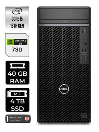 Dell OptiPlex 7010MT N010O7010MTU Harici GeForce GT 730 4 GB Intel Core i5 13500 40 GB Ram 4 TB SSD Tower FreeDos Masaüstü Bilgisayar + PER4 BELLEK