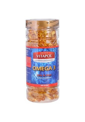 Vitapol Omega 3 Balık Yağı Kapsül 3x200 Adet