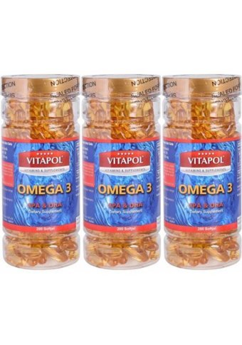 Vitapol Omega 3 Balık Yağı Kapsül 3x200 Adet