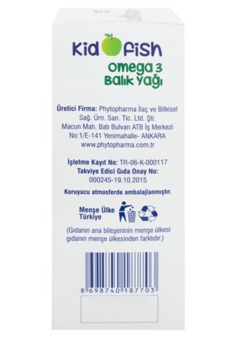 Phytodef Kidofish Omega 3 Balık Yağı Şurup 150 ml