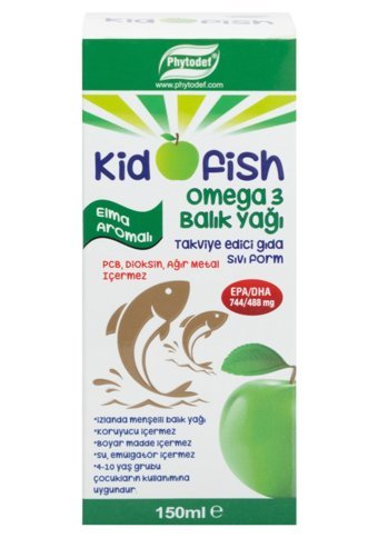Phytodef Kidofish Omega 3 Balık Yağı Şurup 150 ml