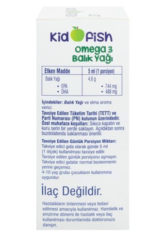 Phytodef Kidofish Omega 3 Balık Yağı Şurup 150 ml