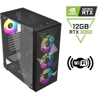 Cachex RTX04 Harici GeForce RTX 3060 AMD Ryzen 5 5500 32 GB Ram DDR4 512 GB SSD Tower FreeDos Masaüstü Bilgisayar