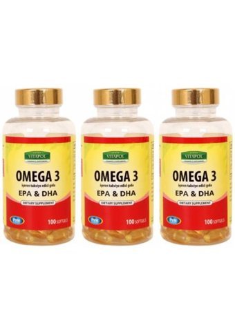 Vitapol Omega 3 Balık Yağı Kapsül 100 Adet