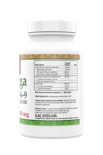 Ncs 3-6-9 Omega 3 Kapsül 1000 mg 200 Adet