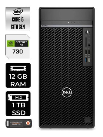 Dell OptiPlex 7010MT N010O7010MTU Harici GeForce GT 730 4 GB Intel Core i5 13500 12 GB Ram 1 TB SSD Tower FreeDos Masaüstü Bilgisayar + PER4 BELLEK