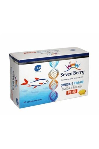 Seven Berry Softgel Omega 3 Balık Yağı Kapsül 30 Adet