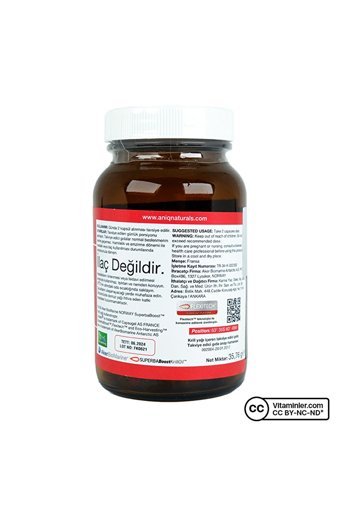 Aniqnaturals Superbaboost Krill Oil Omega 3 Kapsül 1000 mg 60 Adet