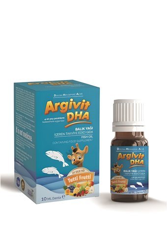 Eicosa Pentaenoic Acid Argivit Dha Omega 3 Balık Yağı Şurup 10 ml