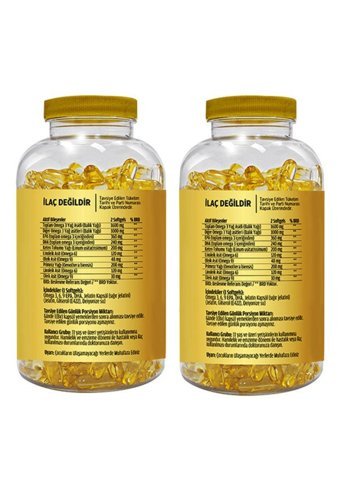 Flx Omega 3 Balık Yağı Kapsül 1600 mg 2x180 Adet