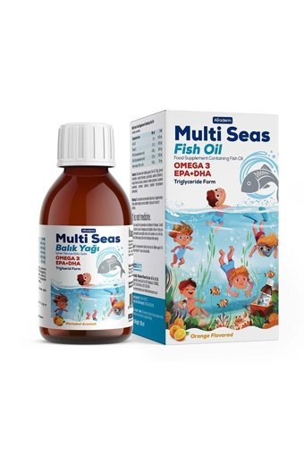 Miraderm Multi Seas Omega 3 Balık Yağı Şurup 150 ml