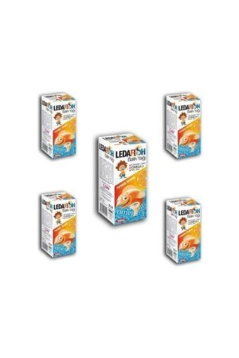 Ledapharma Ledafish Omega 3 Balık Yağı Şurup 150 ml 5 Adet