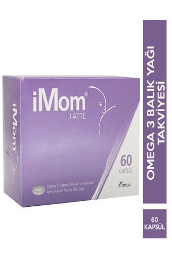 Imom Latte Omega 3 Kapsül 120 Adet