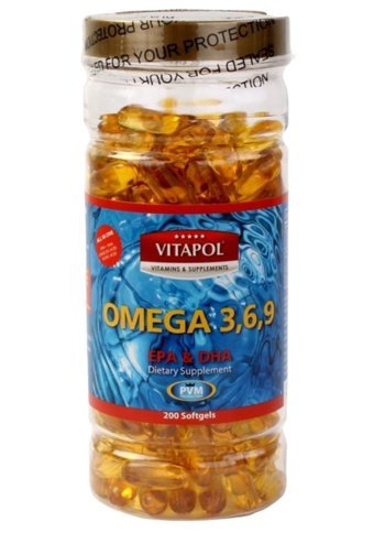Vitapol 3-6-9 Omega 3 Balık Yağı Kapsül 3x200 Adet