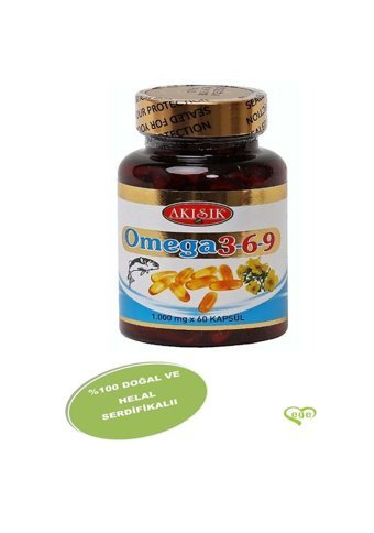 Akışık 3-6-9 Omega 3 Kapsül 1000 mg 60 Adet