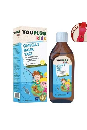 Youplus Kids Omega 3 Balık Yağı Şurup 150 ml 2 Adet