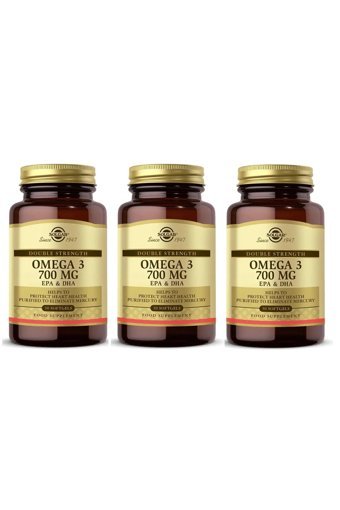 Solgar Double Strength Omega 3 Kapsül 700 mg 3x30 Adet