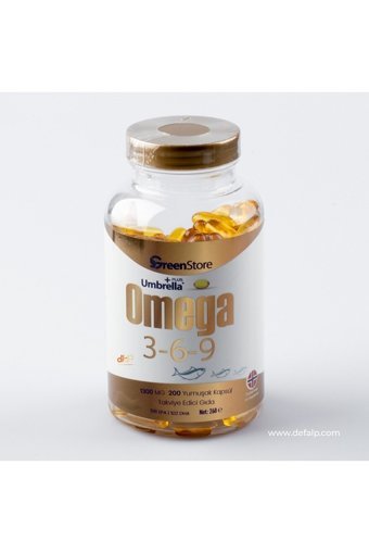 Umbrella 3-6-9 Omega 3 Kapsül 1300 mg 200 Adet