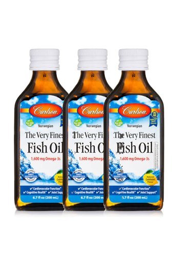 Carlson Fish Oil Omega 3 Balık Yağı Şurup 200 ml 3 Adet