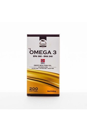 Natvitday Omega 3 Balık Yağı Kapsül 400 Adet