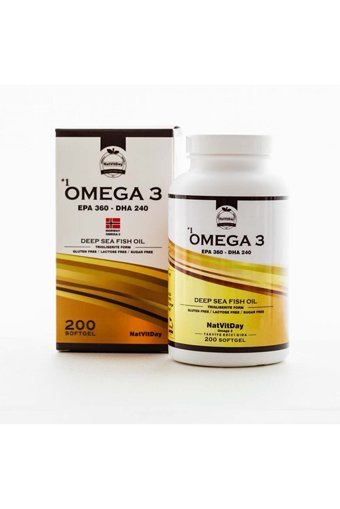 Natvitday Omega 3 Balık Yağı Kapsül 400 Adet