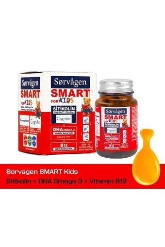 Sorvagen Smart Kids Omega 3 Kapsül 60 Adet