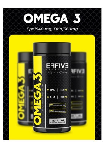 Effive Nutrition Omega 3 Kapsül 1050 mg 120 Adet
