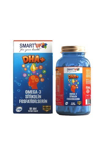 Smart Up Sitikolin Çiğnenebilir Omega 3 Balık Yağı Kapsül 60 Adet