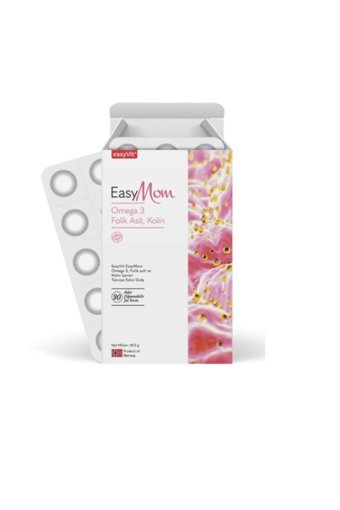 Easyvit Easymom Omega 3 Tablet 550 mg 30 Adet
