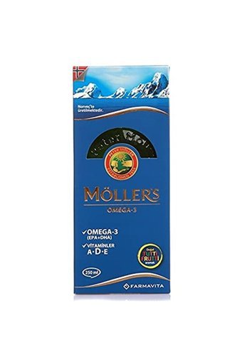 Möller's Tutti Frutti Omega 3 Balık Yağı Şurup 250 ml