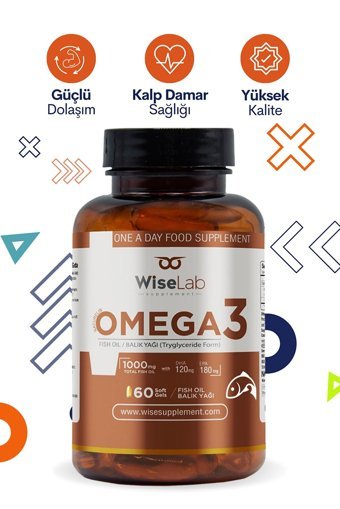 Wiselab Omega 3 Kapsül 1000 mg 60 Adet