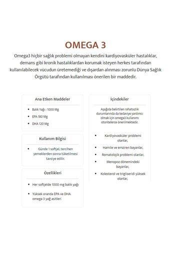 Wiselab Omega 3 Kapsül 1000 mg 60 Adet