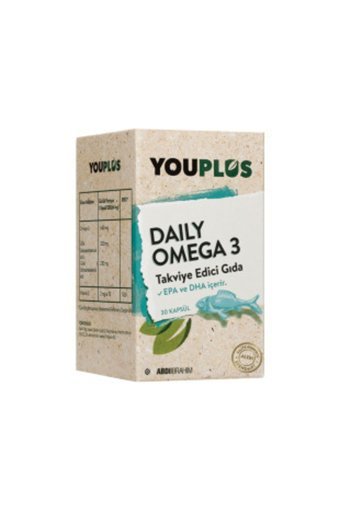 Youplus Daily Omega 3 Kapsül 30 Adet