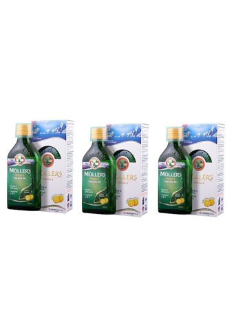 Möllers Omega 3 Balık Yağı Şurup 250 ml 3 Adet