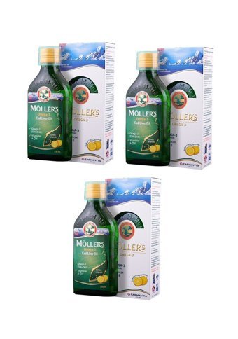 Möllers Omega 3 Balık Yağı Şurup 250 ml 3 Adet