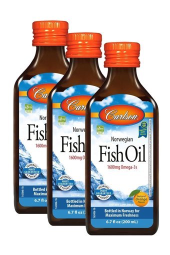 Carlson Omega 3 Balık Yağı Şurup 200 ml 3 Adet