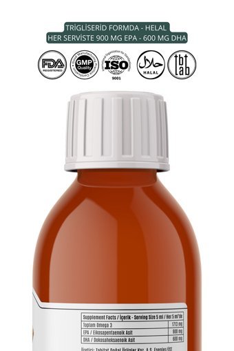 Tabitat Doğal Omega 3 Balık Yağı Şurup 150 ml