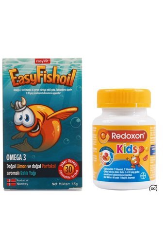 Easyvit Easy Fishoil Çiğnenebilir Omega 3 Balık Yağı Tablet 600 mg 30+60 Adet