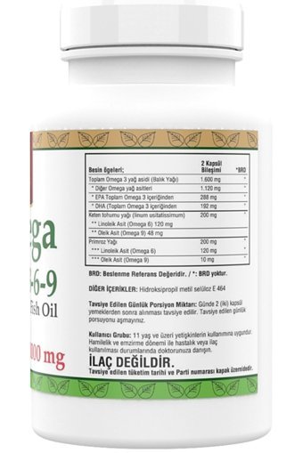Ncs Omega 3 Tablet-Kapsül 1000 mg 120+200 Adet
